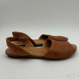 Born Brown Minimalist Sandals for Casual Wear